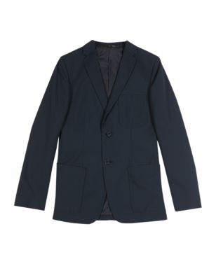 Senior Boys&rsquo; Crease-Resistant Blazer with Triple Action Stormwear&trade;